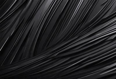 The primary subject of the image is a black and white pattern, which appears to be a digital art or illustration. The setting is a black background, and the visual style is a combination of a photo and a digital art or illustration. The colors and mood of the image are predominantly black and white, creating a bold and striking visual effect.