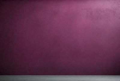 The primary subject of the image is a wall painted in a deep shade of purple. The setting is a room with a purple wall, and the visual style is a photo. The colors and mood of the image are predominantly purple, creating a calm and serene atmosphere.