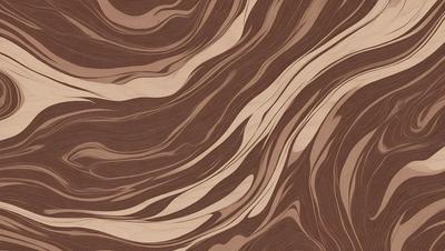 The primary subject of the image is a wooden surface with a unique and intricate pattern. The setting is a close-up of the wooden surface, showcasing the details of the pattern. The visual style is a close-up of the wooden surface, which gives a sense of depth and texture. The colors and mood of the image are predominantly brown, creating a warm and natural atmosphere.