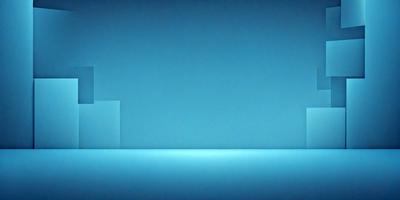 The primary subject of the image is a blue wall. The setting is a room with a blue wall, and the visual style is a photo. The dominant colors are blue, and the overall atmosphere is calm and serene.