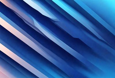 The primary subject of the image is a blue and white striped pattern. The setting is a blue background, and the visual style appears to be a digital art or illustration. The dominant colors are blue and white, creating a calm and soothing atmosphere.