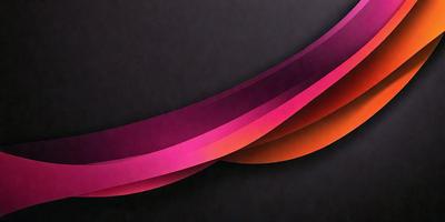 The primary subject of the image is a pink and purple striped design. The setting is a dark background, which contrasts with the vibrant colors of the striped design. The visual style appears to be a digital art or illustration, as the colors and patterns are well-defined and consistent throughout the image. The overall atmosphere is lively and energetic, as the bright colors and bold patterns create a sense of movement and dynamism.