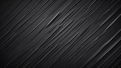 The primary subject of the image is a black and white pattern, which appears to be a close-up of a black background with a pattern of thin, vertical lines. The setting is a dark background, and the visual style is a black and white photo. The colors and mood of the image are predominantly dark and moody, with the black and white pattern creating a sense of depth and contrast.