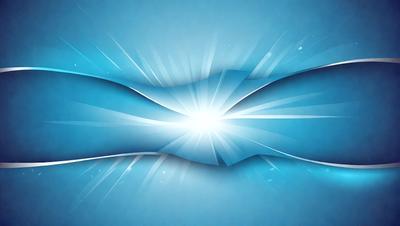 The primary subject of the image is a bright light source, possibly a light bulb or a sun, with a blue background. The light source is shining brightly, creating a visually striking scene. The visual style of the image is digital art, as it appears to be a digital illustration or a digital drawing. The colors and mood of the image are predominantly blue, with the bright light source adding a sense of energy and vibrancy to the scene.