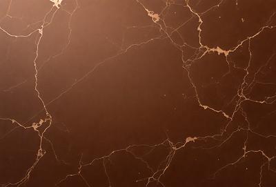The image features a brown marble wall with a patterned texture. The wall appears to be made of stone, giving it a natural and earthy appearance. The primary subject of the image is the marble wall, which serves as the main focus of the scene. The setting is indoors, likely in a room or a building with a stone or marble theme. The visual style of the image is a close-up of the marble wall, showcasing its intricate pattern and texture. The colors and mood of the