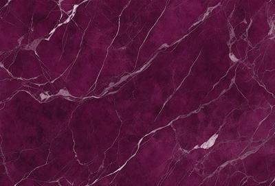 The primary subject of the image is a marbled surface, which is the main object, scene, or focus of the image. The setting/background features a purple marbled wall, which adds a unique and visually appealing touch to the environment. The visual style of the image is a close-up of the marbled surface, showcasing its intricate patterns and textures. The colors and mood of the image are predominantly purple, creating a sense of elegance and sophistication.