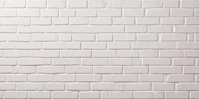 The primary subject of the image is a white brick wall. The setting is a white brick wall, and the visual style is a photo. The colors and mood of the image are predominantly white, giving it a clean and minimalist appearance.