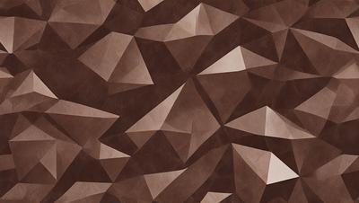 The primary subject of the image is a patterned surface, which appears to be a brown and white geometric design. The setting is a close-up of the pattern, showcasing the intricate details of the design. The visual style is a combination of a photo and digital art, as the image is a close-up of a patterned surface. The colors and mood of the image are predominantly brown and white, creating a sense of depth and complexity in the design.