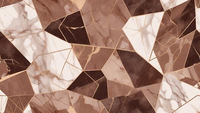 The image features a marble-like pattern with a mix of black and white colors. The pattern is composed of triangles and diamond shapes, creating a visually appealing and intricate design. The setting appears to be a wall or a floor, with the pattern covering a significant portion of the surface. The visual style of the image suggests that it could be a photo, digital art, or an illustration, showcasing the beauty of the marble-like pattern.
