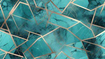 The primary subject of the image is a marble-like pattern with a blue and gold color scheme. The setting is a blue and gold marble-like surface, which serves as the background. The visual style is a combination of digital art and illustration, creating a unique and intricate design. The colors and mood of the image are predominantly blue and gold, giving it a luxurious and elegant appearance.