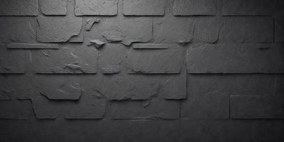 The primary subject of the image is a brick wall with a textured surface. The setting is a dark room, and the visual style is a close-up of the brick wall. The colors and mood of the image are predominantly dark, with the brick wall being the main focus.