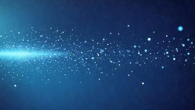 The primary subject of the image is a blue background with a large number of white stars scattered across it. The visual style appears to be a digital art or illustration, as the stars are arranged in a pattern that gives the impression of a celestial scene. The colors and mood of the image are predominantly blue and serene, creating a sense of calmness and tranquility.