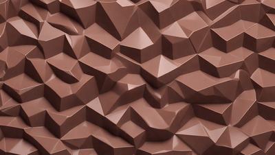 The image features a large, intricate, and textured surface made of brown and tan colors. The surface appears to be a combination of a patterned wallpaper and a textured wall. The overall atmosphere of the image is one of complexity and visual interest.