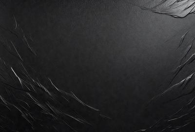 The primary subject of the image is a close-up of a leather surface, possibly a leather jacket or a leather-like material. The setting is a dark room, with the leather surface being the main focus of the image. The visual style appears to be a close-up of the leather, possibly a photo or a digital art piece. The colors in the image are predominantly dark, with the leather surface being the main source of contrast. The overall atmosphere of the image is moody and dramatic