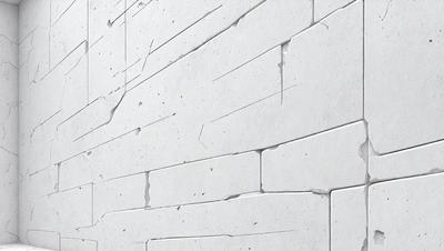 The primary subject of the image is a large, white brick wall. The setting is a plain, white brick wall with no visible background. The visual style is a photo of the brick wall. The colors and mood of the image are predominantly white, giving it a clean and minimalist appearance.