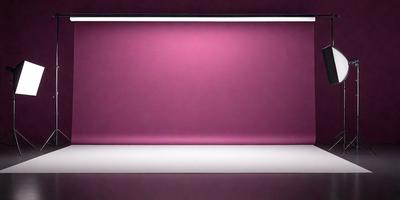 The primary subject of the image is a purple wall. The setting is a room with a purple wall, and the visual style is a photo. The dominant colors in the image are purple and pink, creating a calm and soothing atmosphere.