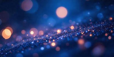 The primary subject of the image is a brightly lit, colorful background featuring a blue sky with a multitude of sparkling lights. The setting appears to be a nighttime scene, with the lights creating a vibrant and lively atmosphere. The visual style of the image is a combination of a photo and digital art, as it captures the beauty of the night sky with the sparkling lights. The colors and mood of the image are predominantly blue and lively, creating a sense of wonder and excitement.