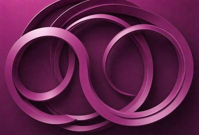 The primary subject of the image is a purple background with a pattern of circles. The circles are arranged in a way that creates a visually appealing and artistic display. The setting is a dark background, which contrasts with the purple circles, making them stand out. The visual style of the image is a combination of digital art and illustration, as the circles are created using a digital medium. The colors and mood of the image are predominantly purple, which gives it a calm and serene atmosphere.