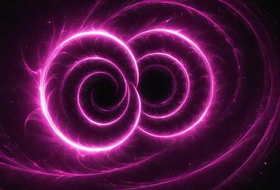 The primary subject of the image is a purple spiral pattern, which is the main object, scene, or focus of the image. The setting or background is a purple space, which adds to the overall atmosphere. The visual style of the image is a digital art or illustration, as it is a purple spiral pattern created with digital tools. The colors and mood of the image are predominantly purple, giving it a unique and visually striking appearance.