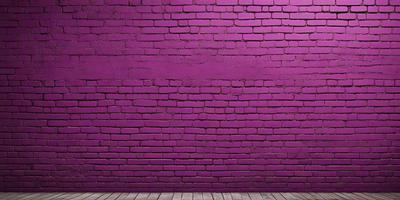 The primary subject of the image is a purple brick wall. The setting is a brick wall, and the visual style is a photo. The dominant colors are purple and pink, creating a moody atmosphere.