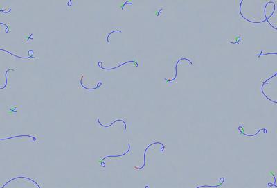 The primary subject of the image is a pattern of blue and red swirls. The setting is a gray background, which creates a contrast with the swirls. The visual style is a combination of digital art and illustration, as the swirls are created using a computer program. The colors and mood of the image are vibrant and energetic, with the blue swirls representing calmness and the red swirls representing excitement.