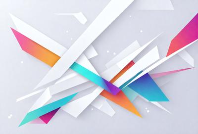 The primary subject of the image is a colorful, abstract design made up of various shapes and colors. The design is displayed on a white background, giving it a clean and minimalist appearance. The visual style of the image is a combination of digital art and illustration, with the use of different colors and patterns creating a vibrant and dynamic composition. The overall atmosphere of the image is lively and energetic, with the bright colors and intricate patterns capturing the viewer's attention.
