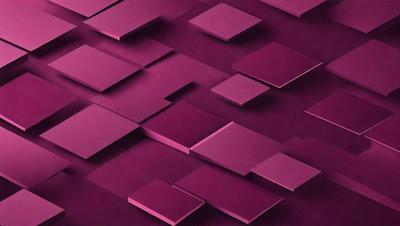 The primary subject of the image is a purple background with a pattern of square shapes. The setting is a close-up of the purple background, showcasing the intricate design of the squares. The visual style is a combination of digital art and illustration, creating a unique and eye-catching pattern. The colors and mood of the image are predominantly purple, giving it a calm and soothing atmosphere.