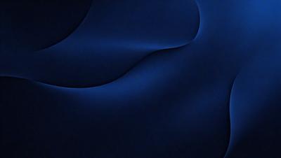 The primary subject of the image is a blue wave or ripple pattern. The setting is a dark blue background, which creates a contrasting effect with the blue wave. The visual style appears to be a digital art or illustration, as the wave pattern is smooth and well-defined. The dominant colors in the image are blue, creating a calm and serene atmosphere.
