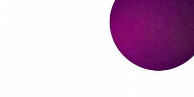 The primary subject of the image is a purple circle, which is the main object, scene, or focus of the image. The circle is placed on a white background, creating a contrast between the two colors. The visual style of the image is a combination of photo and digital art, as it appears to be a photo with a digital artistic touch. The colors and mood of the image are predominantly purple and white, giving it a calm and serene atmosphere.