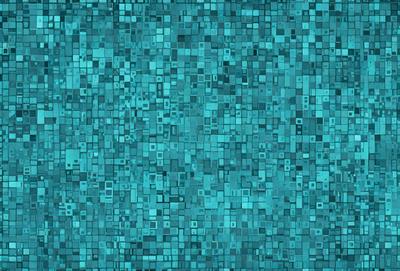 The primary subject of the image is a blue and white patterned background. The setting is a blue ocean, and the visual style is a digital art or illustration. The dominant colors are blue and white, creating a calm and serene atmosphere.