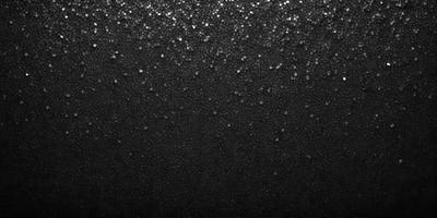 The primary subject of the image is a black background with a pattern of glittering stars. The setting is a dark, starry night, and the visual style is a combination of a photo and digital art. The colors and mood are predominantly dark and mysterious, with the glittering stars adding a touch of brightness and intrigue to the scene.