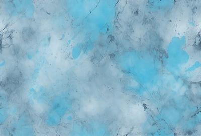 The primary subject of the image is a blue marble wall with a pattern of white and blue swirls. The setting is a room with a blue marble wall, and the visual style is a photo. The dominant colors are blue and white, creating a calm and serene atmosphere.
