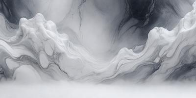 The primary subject of the image is a marble-like texture, which appears to be a pattern or a texture. The setting is a gray background, which complements the marble-like texture. The visual style of the image is a combination of photo and digital art, creating a unique and intriguing appearance. The colors and mood of the image are predominantly gray, giving it a calm and sophisticated atmosphere.