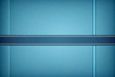 The primary subject of the image is a blue wall with a blue stripe. The setting is a room with a blue door. The visual style is a photo, and the colors and mood are predominantly blue, creating a calm and serene atmosphere.