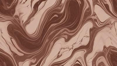 The image features a brown marble-like surface with a swirling pattern. The primary subject is the intricate design of the marble, which creates a visually appealing and textured appearance. The setting is a natural environment, possibly a stone or marble quarry, where the marble is sourced. The visual style is a close-up of the marble, showcasing its unique and captivating pattern. The colors and mood of the image are warm and earthy, with the brown marble