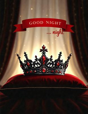 The primary subject of the image is a crown, which is the main object, scene, or focus of the image. The setting/background features a red background, which adds a bold and vibrant touch to the visual style. The crown is depicted in a digital art or illustration format, giving it a unique and eye-catching appearance. The colors and mood of the image are predominantly red, which evokes a sense of power, royalty, and luxury.