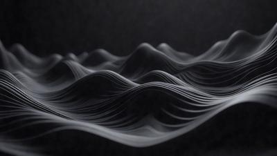 The primary subject of the image is a black and white pattern, which appears to be a digital art or illustration. The setting is a dark background, which contrasts with the pattern. The visual style is modern and minimalistic, with the focus on the intricate design of the pattern. The colors and mood of the image are predominantly dark and moody, with the black and white pattern creating a sense of depth and complexity.