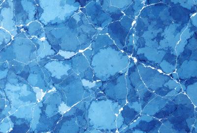 The primary subject of the image is a blue and white patterned surface, which appears to be a blue and white swirl pattern. The setting is a blue and white swirl patterned surface, which is the main focus of the image. The visual style of the image is a digital art or illustration, as it is a patterned surface with a distinct design. The dominant colors in the image are blue and white, creating a calm and soothing atmosphere.