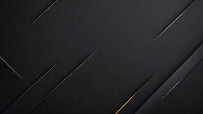The primary subject of the image is a black background with a pattern of thin lines. The setting is a dark room, and the visual style appears to be a digital art or illustration. The dominant colors are black and white, creating a mood of simplicity and elegance.