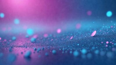 The primary subject of the image is a close-up of a blue and purple background with a pattern of white dots. The setting appears to be a black surface, possibly a table or a wall. The visual style of the image is a combination of digital art and illustration, creating a unique and eye-catching design. The dominant colors in the image are blue and purple, with the white dots adding a contrasting and visually appealing element to the overall atmosphere.