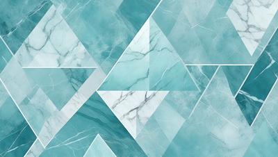 The primary subject of the image is a marble-like pattern, which is a digital artwork. The setting is a blue and white marble-like surface, and the visual style is digital art. The dominant colors are blue and white, creating a clean and modern atmosphere.