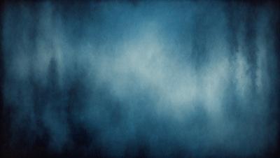 The primary subject of the image is a blue sky with clouds. The setting is a cloudy sky, and the visual style is a painting. The colors and mood of the image are predominantly blue, creating a calm and serene atmosphere.
