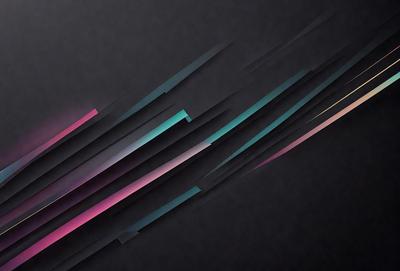 The primary subject of the image is a colorful, abstract design featuring a mix of pink, blue, and green colors. The setting is a dark background, which contrasts with the vibrant colors of the design. The visual style appears to be a combination of digital art and illustration, creating a unique and eye-catching pattern. The overall atmosphere of the image is energetic and lively, thanks to the bold and bright colors used in the design.