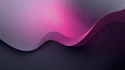The primary subject of the image is a pink and purple wave, which is the main focus of the scene. The wave is depicted in a digital art style, giving it a unique and visually appealing appearance. The setting is a black background, which contrasts with the vibrant colors of the wave. The overall atmosphere of the image is lively and energetic, as the wave seems to be moving and flowing.