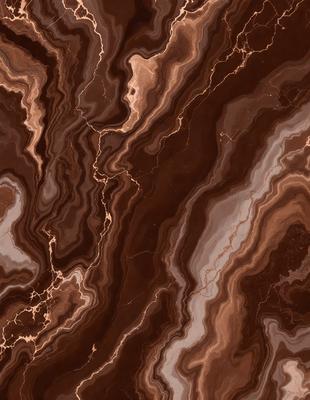The primary subject of the image is a marble stone with a brown and white color pattern. The setting is a natural environment, possibly a rock formation or a stone wall. The visual style is a close-up of the marble stone, showcasing its intricate patterns and textures. The colors and mood of the image are earthy and natural, with the brown and white marble stone being the main focus.
