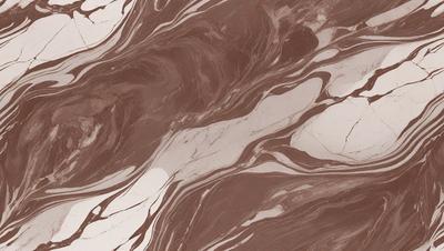 The primary subject of the image is a marbled stone surface, which appears to be a patterned stone tile. The setting is a room with a white background, and the visual style is a close-up of the marbled stone. The colors and mood of the image are predominantly brown and earthy, giving it a natural and textured appearance.