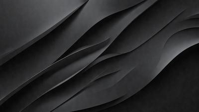 The primary subject of the image is a black and white artistic representation of a wave. The setting is a black background, which emphasizes the wave's shape and form. The visual style is a combination of digital art and illustration, creating a unique and striking pattern. The colors and mood of the image are predominantly black and white, giving it a bold and dramatic appearance.