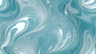 The primary subject of the image is a blue and white swirling pattern, which appears to be a digital art or illustration. The setting is a blue background, and the visual style is a combination of digital art and illustration. The dominant colors are blue and white, creating a calm and soothing atmosphere.