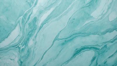 The primary subject of the image is a blue and white marbled surface, which appears to be a wall or a countertop. The setting is a room with a blue and white marbled wall, and the visual style is a close-up of the marbled surface. The colors and mood of the image are predominantly blue and white, creating a calm and serene atmosphere.