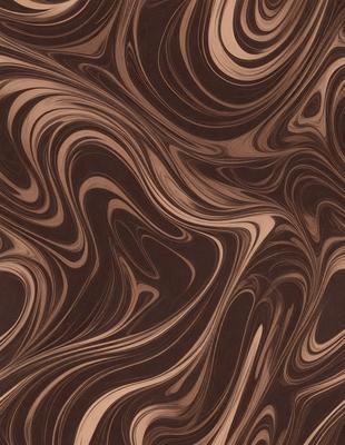 The primary subject of the image is a brown and white patterned surface, which appears to be a wood grain texture. The setting is a close-up of the pattern, showcasing the intricate details of the design. The visual style is a combination of a photo and a digital art, as the image has a slightly blurred appearance, giving it a unique and artistic look. The colors and mood of the image are predominantly brown and white, creating a sense of warmth and sophistication.
